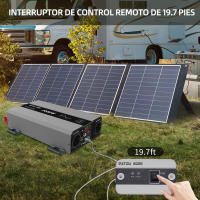 Inversor de Onda Senoidal Puro 12V 220V Convertidor de Voltaje 2000W 4000W - details 5