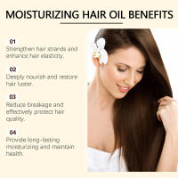 El aceite esencial de colágeno para el cuidado del cabello nutre profundamente y repara el cabello, con un brillo ligero y no graso. - details 3