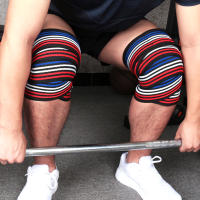 Sports Elastic Compression Knee Bandages Brace Wrap Crossfit Leg Support Strap for Gym Sports Weightlifting Squats Training - details 20