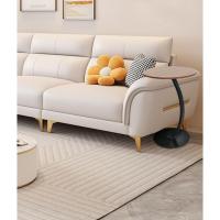 Mesa de Café de Madera Bonita Soporte Redondo de 40cm Ideal para Sala de Estar y Sofás - details 2