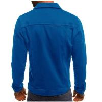 Chaquetas vaqueras con cuello vuelto para hombre, abrigos informales de otoño - details 7