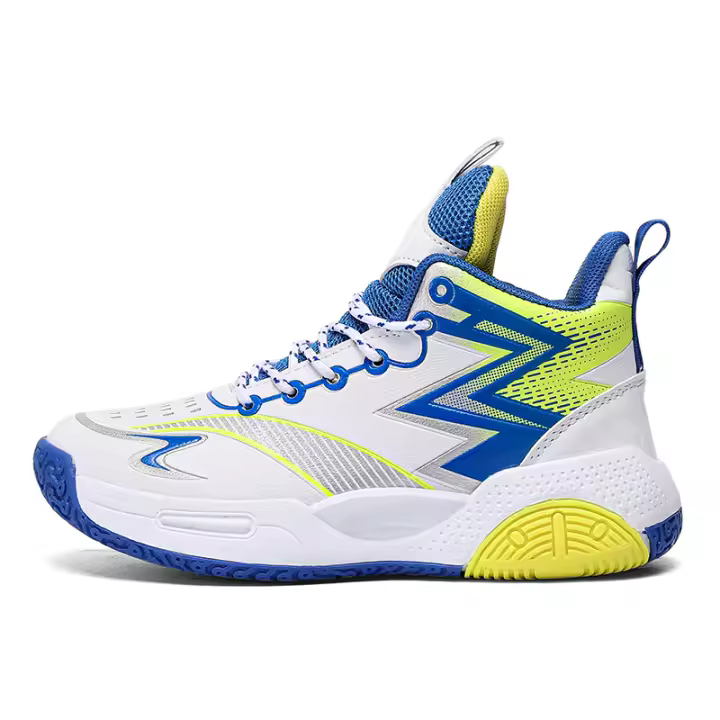 Zapatillas de baloncesto transpirables para niños y niñas, calzado deportivo para exteriores que absorbe los golpes, unisex - 1
