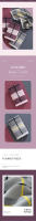 Towel woven stripe thickened absorbent soft adult face towel household cotton towel - details 1