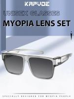 KAPVOE Gafas de Sol Cuadradas Polarizadas Ajuste para Ciclismo Photochromáticas UV400 - details 0