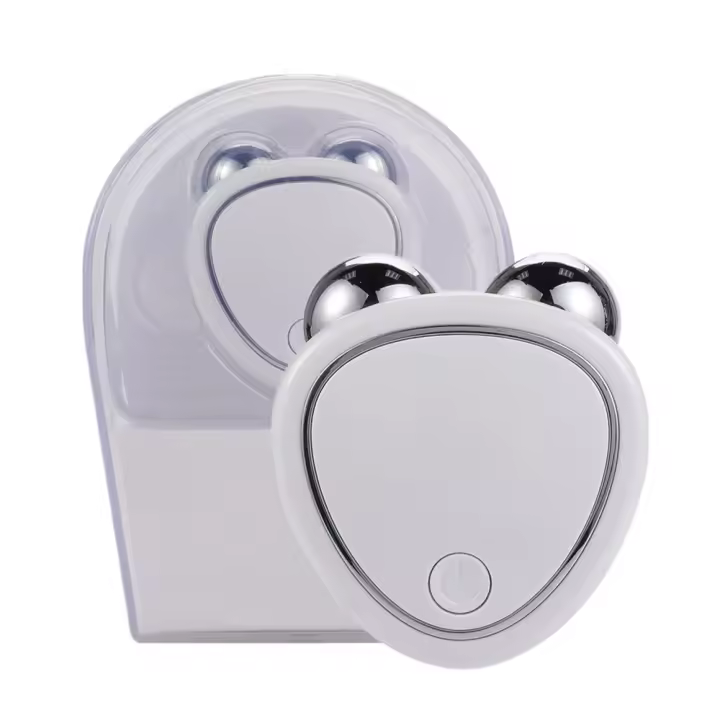 Máquina De Levantamiento Facial EMS Masajeador Facial Microcorriente Rodillo Rejuvenecimiento Ajuste De Piel Antiarrugas Carga USB - 1
