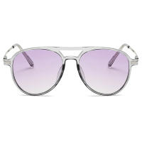 Gafas de sol grises transparentes, lentes de lectura bifocales, doble puente, cómodas, protección UV + 0,75 a + 4 - details 2