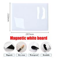 Pizarra magnética reutilizable para cocina, tablero de mensajes Flexible, pegatina suave para nevera - details 0