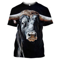 Camiseta de toro español para hombre, Tops con estampado 3D, sudadera de manga corta a la moda, jersey de cuello redondo de verano, ropa informal - details 14