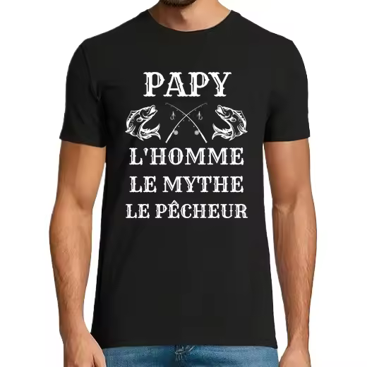 abuelo pescador humor pescador hombre Camisetas regalo jubilación - 1