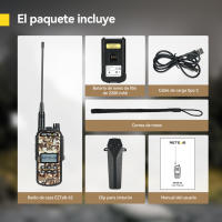Retevis-walkie-talkie para Caza EZTalk 62, IP67, Impermeable, Profesional, 5W, Radios de largo alcance - details 13