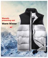 Chaleco para hombre, chaqueta de algodón de otoño e invierno, chaleco para hombre, moda juvenil cálida y holgada - details 0