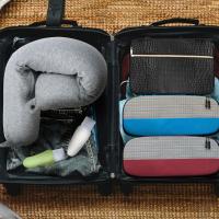 Almohada cilíndrica portátil en forma de U, almohada de viaje plegable y flexible, almohada para siesta de resiliencia lenta, avión - details 7