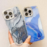Funda de lujo con marco chapado y pintado de mármol IMD para iPhone 16 Pro Max 15 Pro 14 Pro - details 8