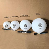 Pantalla de lámpara de vidrio blanco para bombilla G9, accesorio de apertura de ajuste esmerilado de 2cm, globo de repuesto de accesorio de cristal - details 2