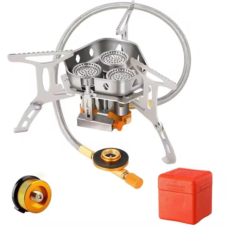 Quemador de camping Widesea, estufa de gas de alta potencia, utensilios de cocina, horno portátil, picnic, barbacoa, artículos de viaje, exterior - 1