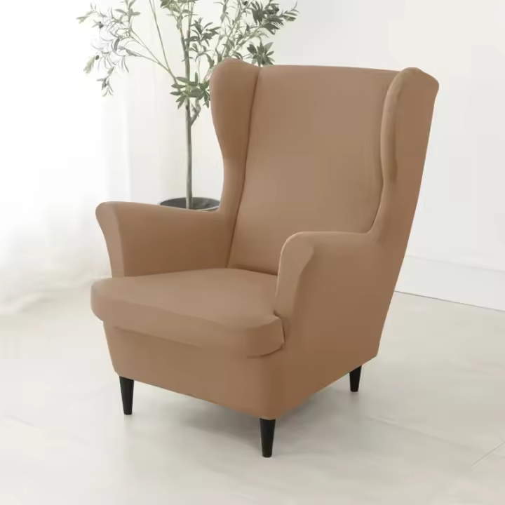 Funda Nórdica para Silla Diseño de Alas Sólido, Fundas Elásticas para Sillones, Fundas de Sofá Relajantes Extraíbles con Fundas para Cojines de Asiento - 1