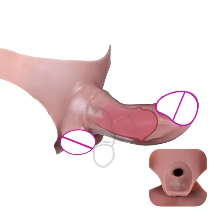 Leten Giant Hollow Dildo Juguete Intimo de Pareja para Estimulación Clitorial G-spot - 1