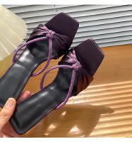 Sandalias populares del bosque de álamo de diamantes de imitación tacones altos de aguja para mujer desgaste de una palabra - details 39