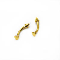 Anillo de acero quirúrgico para mujer, piercing para el cartílago, barra para el labio, tragus helix, joyería para el cuerpo, 16g, 1 unidad - details 21