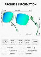 SCVCN Gafas de Sol Polarizadas de Moda con Protección UV400 para Deportes al Aire Libre como Correr, Niñez, MTB Bicicleta - details 9