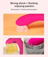Consolador vibrador de punto G para mujer, 10 velocidades, succionador de clítoris, estimulador de clítoris Oral, motores duales, Juguetes sexuales para masturbador femenino adulto - details 2