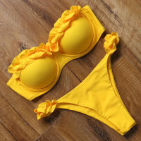 Bañador brasileño Sexy para mujer, conjunto de Bikini con sujetador de realce, traje de baño de dos piezas, ropa de playa de cintura baja, bañador de leopardo - details 40