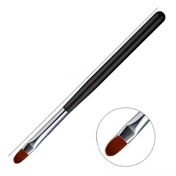 Pincel De Arte Para Uñas Con Patrón Fototerapia Acrílica UV Gel Extensión Constructor De Capa Pincel De Dibujo DIY Accesorios De Manicura Herramientas De Pintura - 1