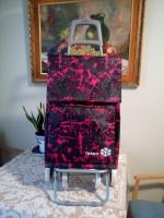 Happy casa Carro Carrito de Compra Plegable Ligero Bolsa Termo 90x30x39cm, Resistente, Plegable, con 4 Ruedas Resistentes, para la Compra de Alimentos, Capacidad de Carga 40 Litros - details 3
