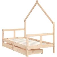 Estructura de Cama Infantil con cajones Madera de Pino 80x160cm - details 3