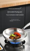 Sartén de acero inoxidable 304, sartén antiadherente multifuncional sin recubrimiento, herramientas de cocina plegables, utensilios de cocina - details 2