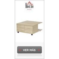 Juego de 2 Mesas Auxiliares Redondas Apilables Mesas Nidos Modernas con Encimera en Efecto de Mármol y Marco de Acero Ø60x46 cm y Ø40x40 cm Blanco - details 14