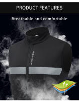 WOSAWE-Chaleco térmico de invierno para Ciclismo, chaqueta polar a prueba de viento, Jersey de Ciclismo, equipo profesional - details 2