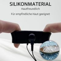 Anillo peneano con anillo para los testículos, anillo de silicona elástica para hombres, masajeador SM con unidad principal y electrodos para testículos y pene. - details 5