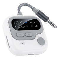 Receptor y transmisor de Audio Bluetooth 5,4, 3,5 MM, AUX, compatible con tarjeta TF, micrófono, adaptador inalámbrico para coche, avión, TV y PC - details 21
