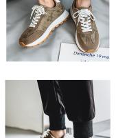 Nueva plataforma antideslizante y resistente al desgaste, zapatos deportivos versátiles de moda casual para hombres. - details 17