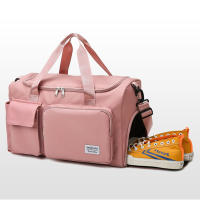 Bolso Deportivo para Mujer Bolso de Gimnasio Bolso de Mano para Yoga Separación Wet And Dry Bolso Cruzado para Fitness Equipaje de Viaje Bolso de Hombro para Zapatos Material de Nylon Fabricado en China - details 0