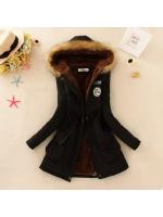 2024 New Autumn Winter Women Cotton Jacket Padded Casual Slim Coat Emboridery Hooded Wadded Warm Overcoat - details 11