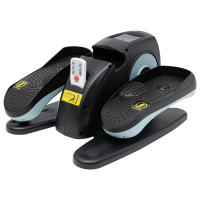 Máquina elíptica para debajo del escritorio, ejercitador eléctrico LCD para piernas sentadas, Pedal con control remoto para ancianos, masaje de pies - details 6