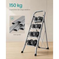 Escalera de Tijera de 4 Escaleras Escalera Plegable Seguridad de Bloqueo Fácil de Guardar - details 3