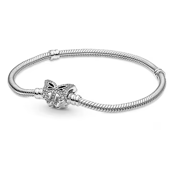 Exquisita Pulsera de Zirconia Cúbica 5A Diseño de Arco de Plata de Ley 925 - 1