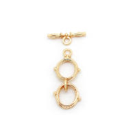 Pulsera de Tirantes Geométricos de Latón Dorado 18K Clasps para Hacer Joyería DIY - details 119