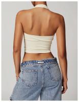 Sujetador deportivo con cuello colgante, ropa interior deportiva sin costuras, sujetador con espalda abierta, Top de Yoga para Fitness, soporte para mujer, Top corto de entrenamiento para gimnasio - details 10