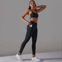 Conjunto de Yoga para Mujeres Sports Bra con Bolsillos, Leggings de Levantamiento de Glúteos, Zapatillas de Correr - details 3