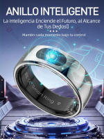 Anillo inteligente SANLEPUS con monitoreo de salud 24 horas al día, 7 días a la semana: frecuencia cardíaca, sueño, oxígeno en sangre y temperatura corporal |   Batería de 7 días |   Resistencia al agua hasta 5 ATM - details 0