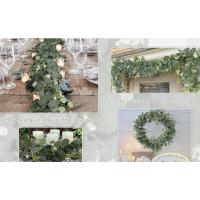 Fondo boda decoración camino de mesa pieza central