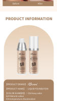 O'CHEAL 50PA +++ crema de base líquida cobertura duradera maquillaje corrector hidratante tono de piel brillante crema de belleza hidratante - details 14