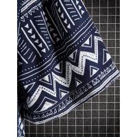 Camisa informal con botones y solapa de manga corta para hombre, estilo bohemio, vacaciones diarias, tops de verano - details 9