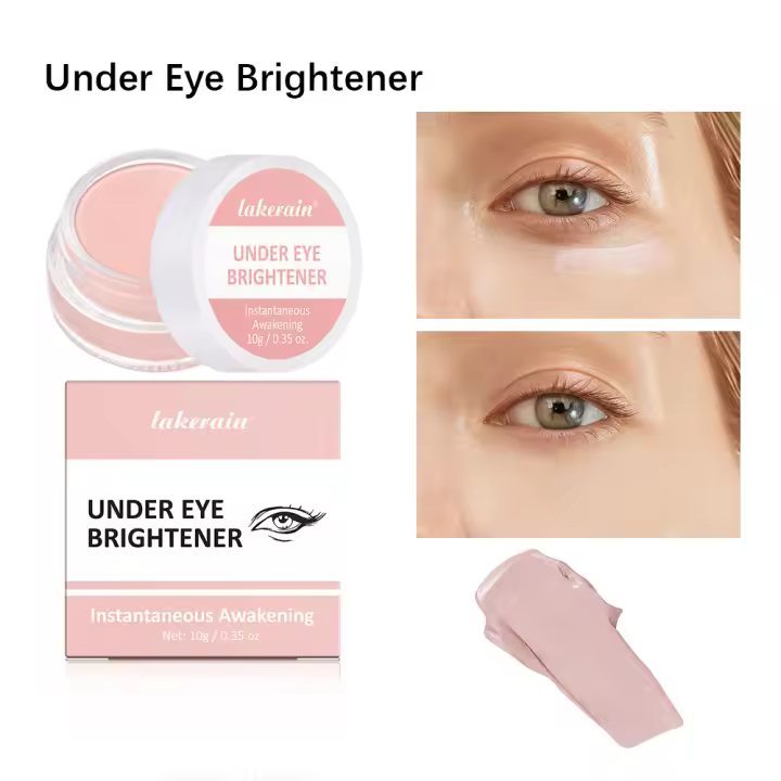 Abrillantador debajo de los ojos, bolsas para los ojos, ojeras, crema para los ojos, cuidado de la piel debajo de los ojos, péptido iluminador de cafeína, cuidado reafirmante de los ojos, belleza C - 1