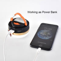 Linterna Led portátil con batería o carga USB, lámpara de emergencia de trabajo con imán, colgante o magnética - details 2
