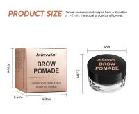Pomada para cejas potenciadores de larga duración impermeable cejas pomada textura tinte para cejas potenciadores para mujeres cosméticos para cejas - details 8